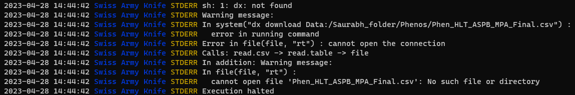 docker image issue